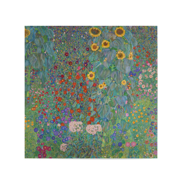 Poster 20x20 cm "Landgarten mit Sonnenblumen" artboxONE - Natur,Floral,Für Mama