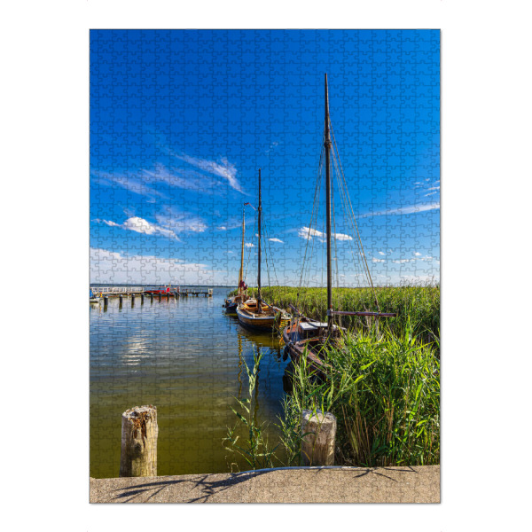 Puzzle Ravensburger "Steg, Schilf, Boote" artboxONE - Natur,Reise