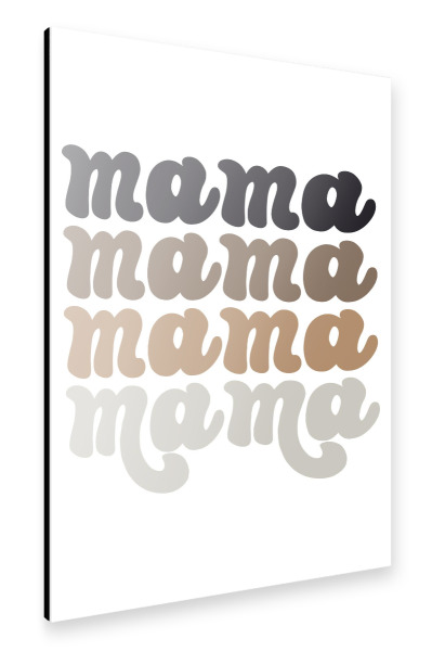 Alu-Dibond "Mama-Design" 30x20 cm artboxONE