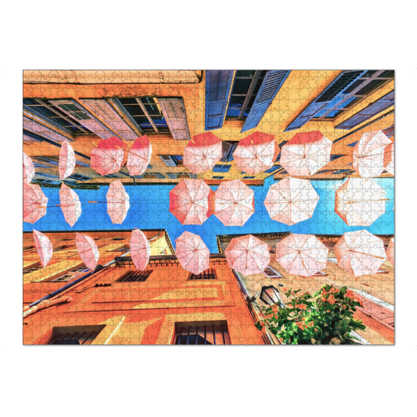 Puzzle Ravensburger "Straßenschirme" artboxONE - Städte,Reise,Architektur,Reise / Länder,Städte / Weitere
