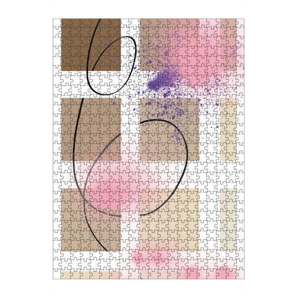 artboxONE Puzzle "Splash minimalism" artboxONE - Abstrakt,Geometrie