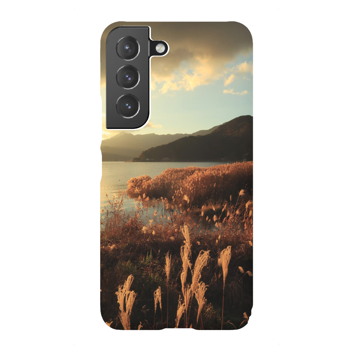 Samsung Galaxy "Sonnenuntergang Fuji fünf Seen" Premium-Case Handyhülle artboxONE