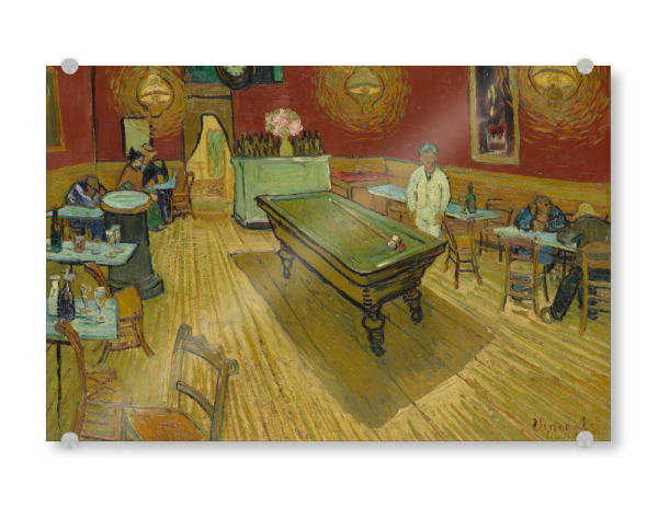 Acrylglasbild "Das Nachtcafe" artboxONE - Städte,Reise,Architektur,Städte / Paris