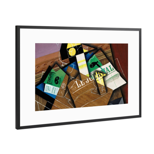 Poster mit Rahmen Schwarz (Metallic) "Fantomas" artboxONE - Abstrakt,Fashion,Für Mama,Für Papa