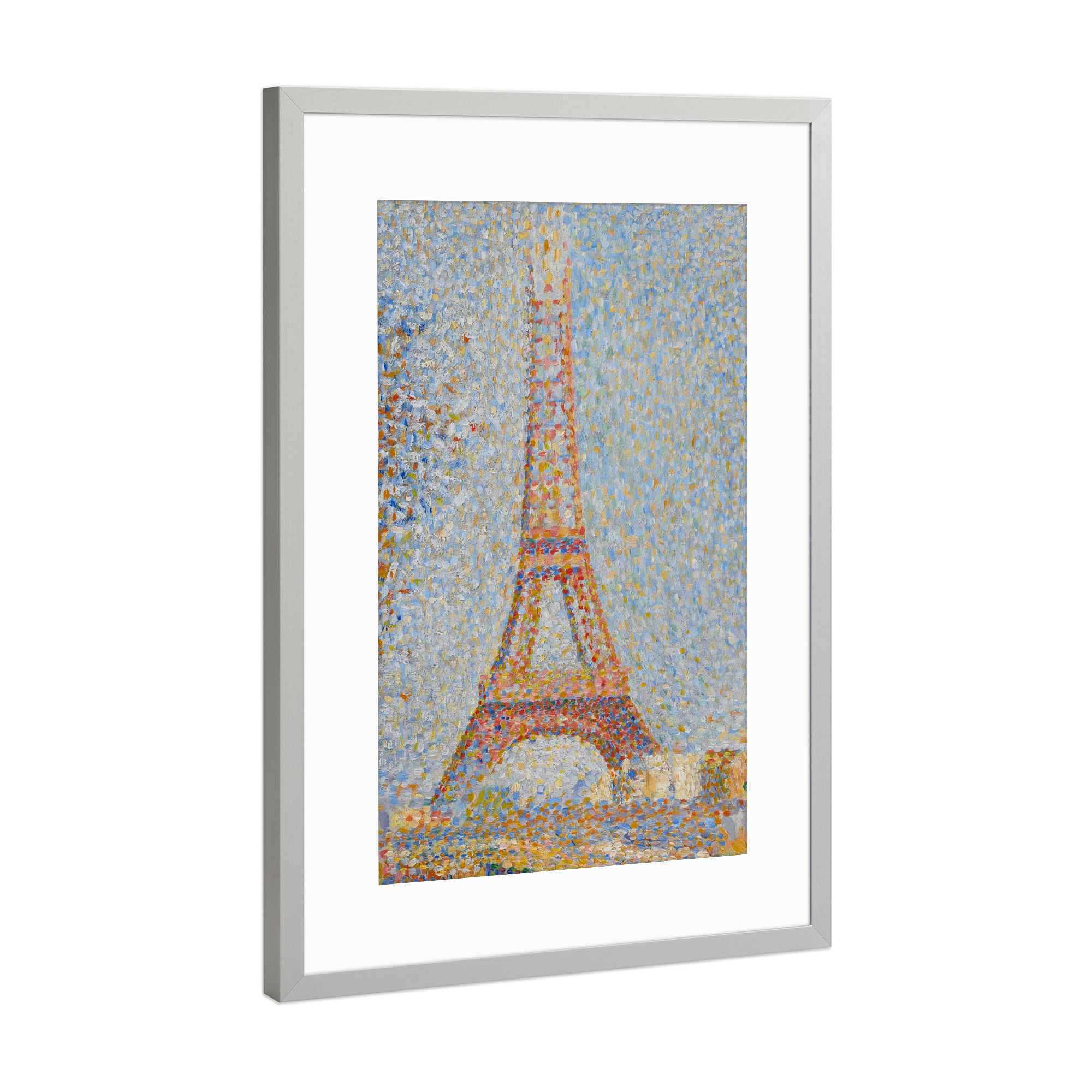 Poster mit Rahmen Silber "Der Eiffelturm" artboxONE - Städte,Reise,Architektur,Städte / Paris,Reise / Länder