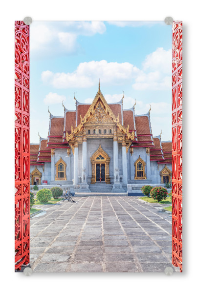 Acrylglasbild "Tempel in Bangkok" artboxONE - Städte,Reise,Architektur,Reise / Asien,Reise / Länder