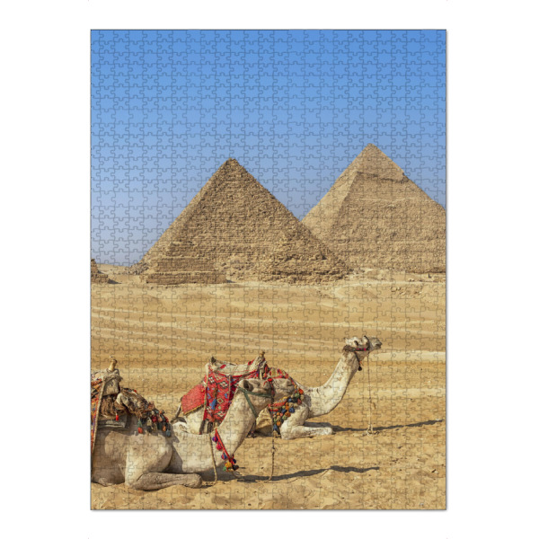 Puzzle Ravensburger "Die großen Pyramiden" artboxONE - Reise,Architektur,Reise / Afrika,Reise / Länder,Städte / Weitere
