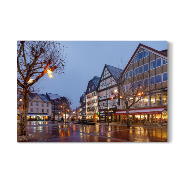 Galerie-Print "Die Stadt Bad Hersfeld bei Nacht" 30x20 cm artboxONE