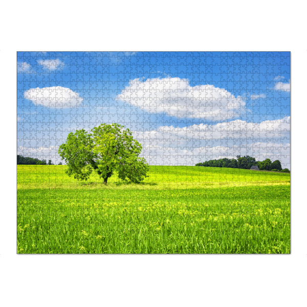Puzzle Ravensburger "Französische Landschaft" artboxONE - Natur,Reise,Reise / Länder,Für Mama,Für Papa