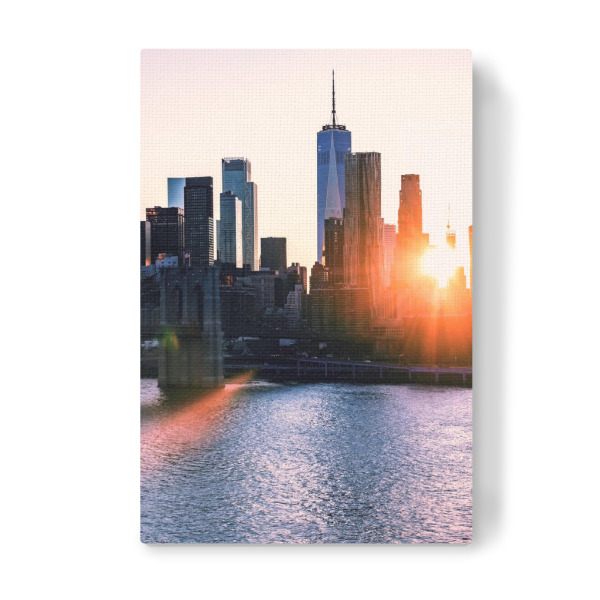 Leinwandbild "Sonnenlicht in New York" artboxONE - Städte,Städte / New York,Reise,Architektur,Reise / Länder
