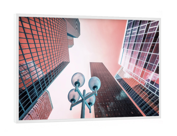 Poster mit weißem Rahmen "Coruscant" artboxONE - Städte,Reise,Architektur,Städte / Paris,Reise / Länder