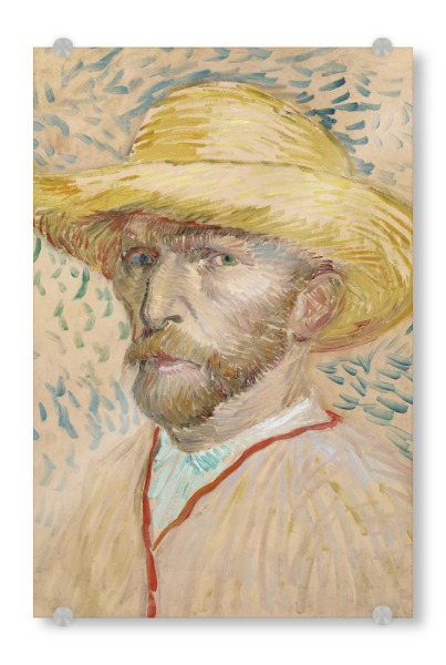 Acrylglasbild "Selbstportrait Van Gogh" artboxONE - Menschen,Fashion,Männer