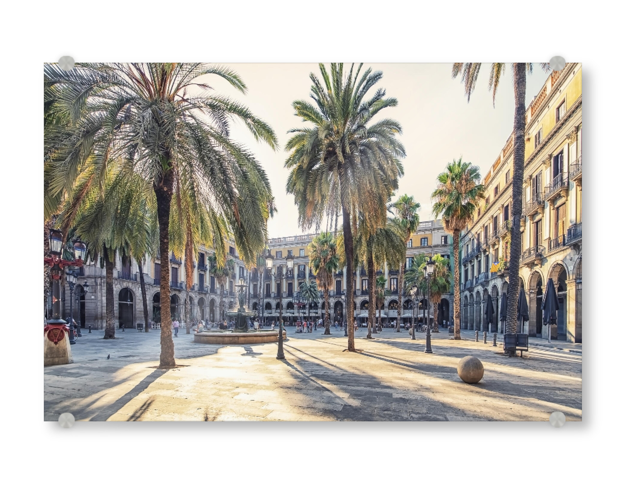 Acrylglasbild "Plaça Reial" artboxONE - Städte,Reise,Architektur,Reise / Länder,Städte / Barcelona