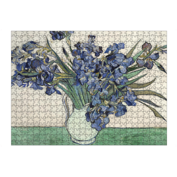 artboxONE Puzzle "Blaue Schwertlilien" artboxONE - Natur,Floral,Liebe
