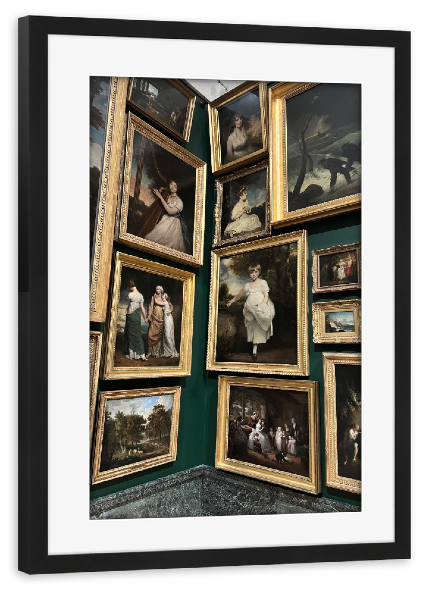 Poster mit Rahmen schwarz "Pictures in Picture" artboxONE - Städte / London,Architektur,Fashion,Streetart - Portraits,Muesum,Art,Fotografie