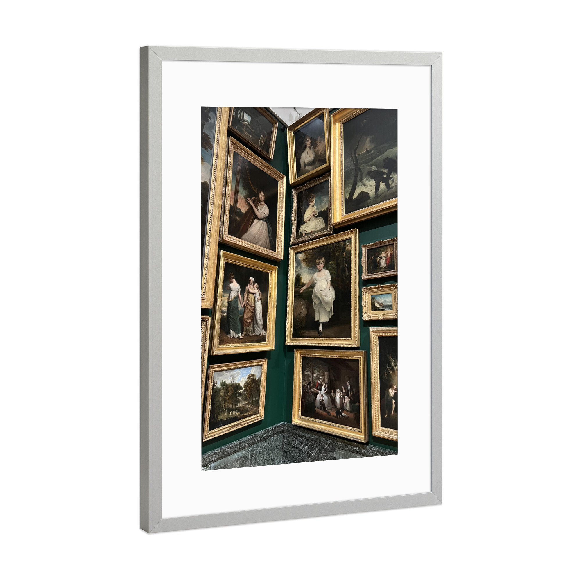 Poster mit Rahmen Silber "Pictures in Picture" artboxONE - Städte / London,Architektur,Fashion,Streetart - Portraits,Muesum,Art,Fotografie