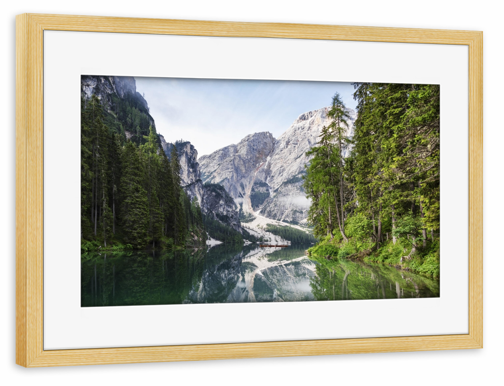 Poster mit Rahmen kiefer "Schöne Spiegelung" artboxONE - Natur,Reise,Reise / Länder
