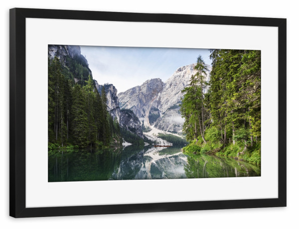 Poster mit Rahmen schwarz "Schöne Spiegelung" artboxONE - Natur,Reise,Reise / Länder