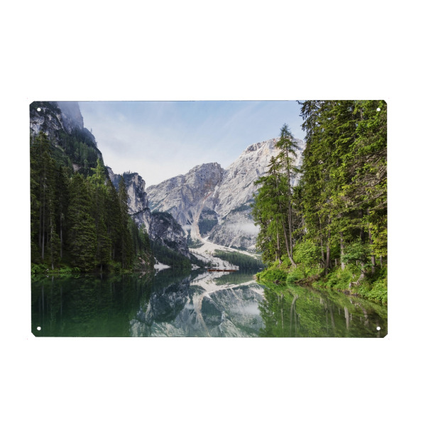 Holzbild "Schöne Spiegelung" artboxONE - Natur,Reise,Reise / Länder