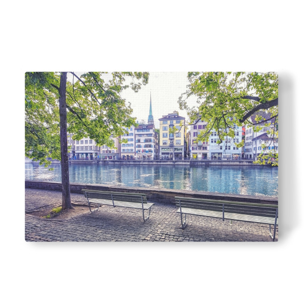 Leinwandbild "Zürich im Sommer" artboxONE - Städte,Reise,Architektur,Reise / Länder,Städte / Zürich