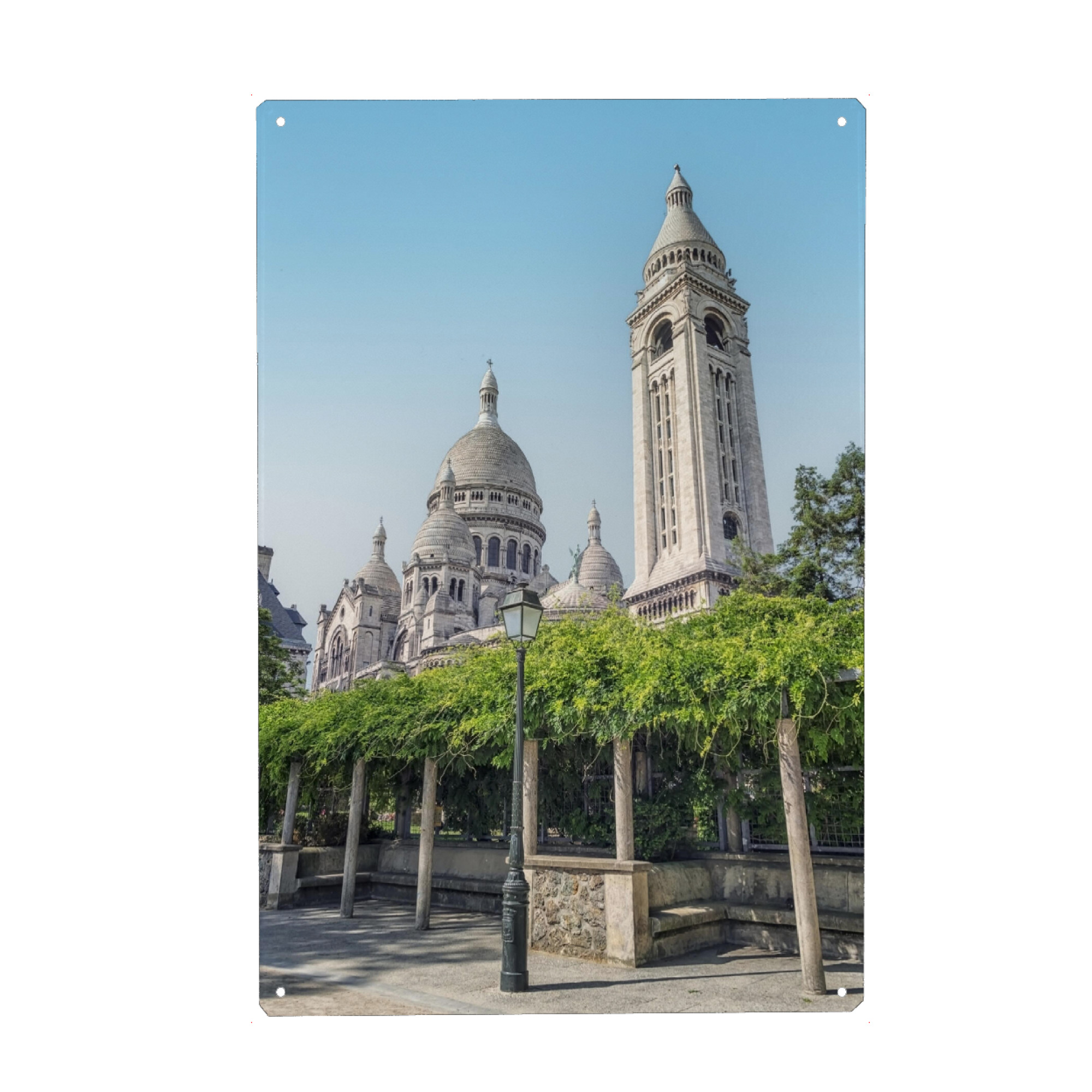 Metall Poster "Basilika Sacré Coeur" artboxONE - Städte,Reise,Architektur,Städte / Paris,Reise / Länder