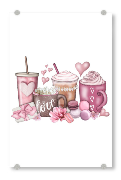 Acrylglasbild "Kaffee Valentin" artboxONE - Essen & Trinken,Fashion,Festivals