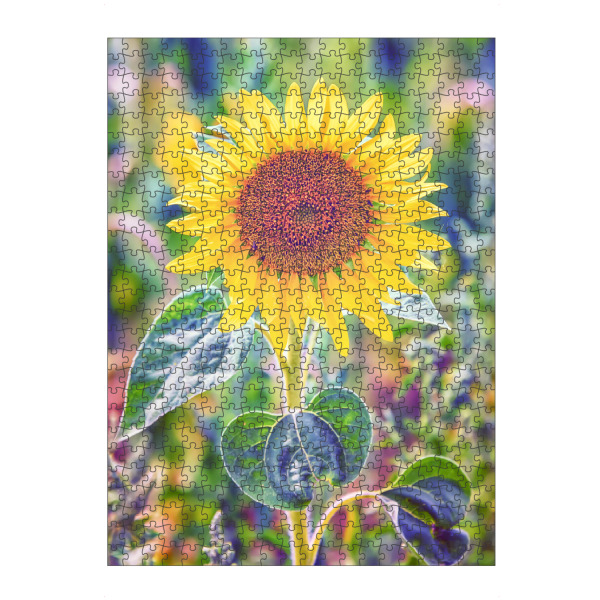 Puzzle Ravensburger "Sonnenblumen-Nahaufnahme" artboxONE - Natur,Reise,Floral,Für Mama,Für Papa