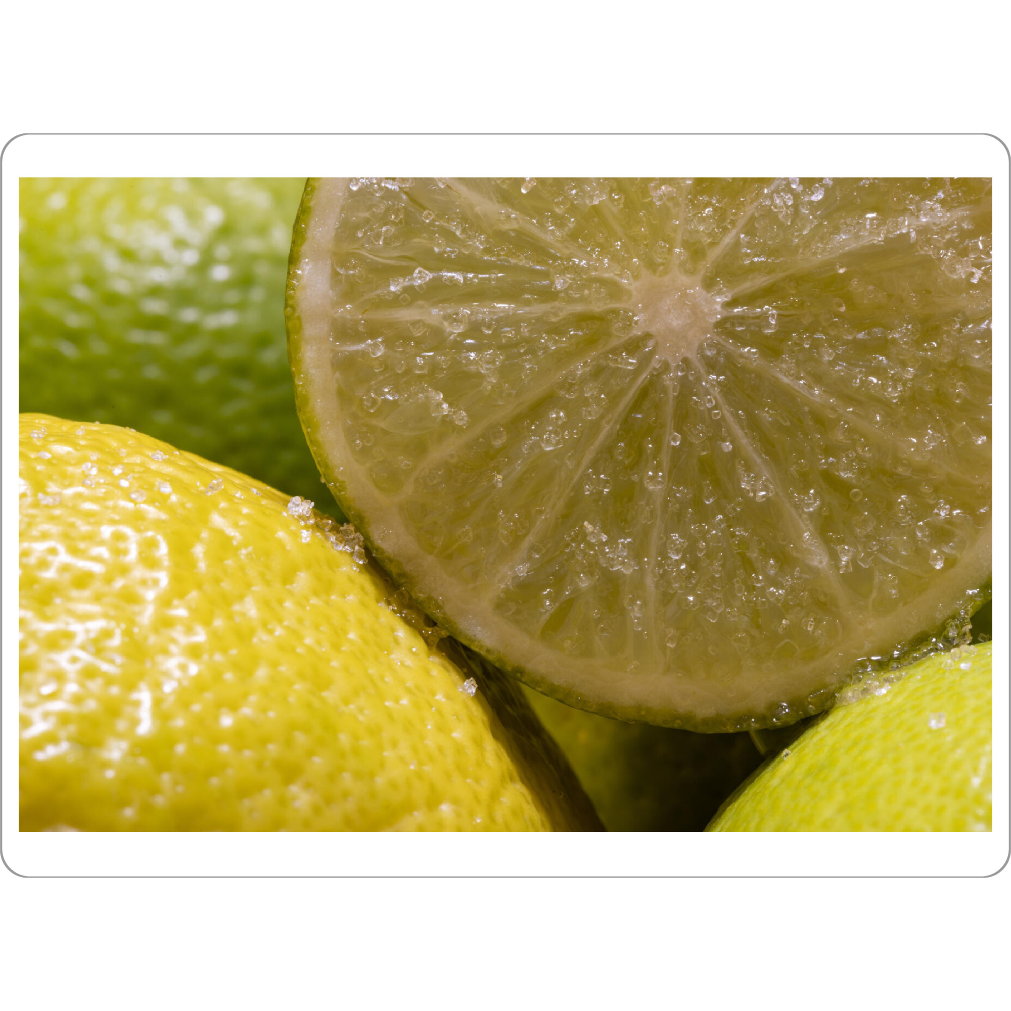 Tischset "Limette im Detail" artboxONE - Essen & Trinken / Obst & Gemüse - Limette,Zucker,Obst,Sauer,Detail,Stillleben - Bild limette