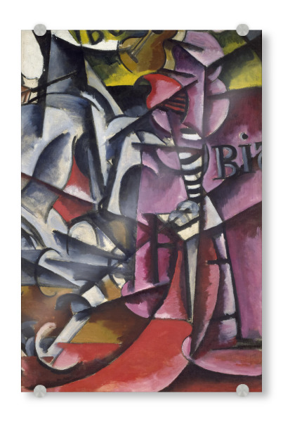 Acrylglasbild "Abstraktes Frauenporträt" artboxONE - Abstrakt,Menschen