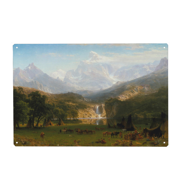 Metall Poster "Die Rocky Mountains, Landers Peak" artboxONE - Natur,Reise,Reise / Länder