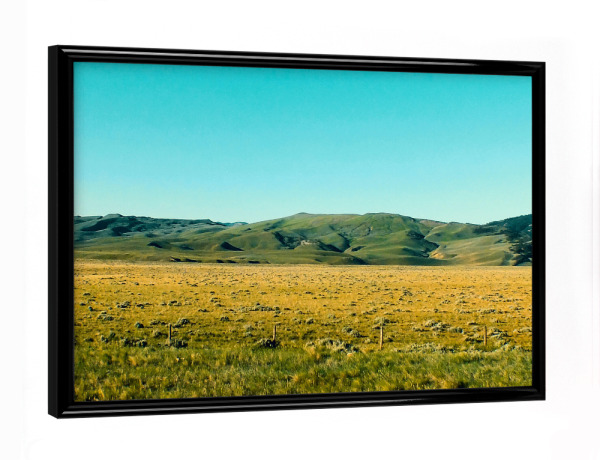 Poster mit schwarzem Rahmen "Prärielandschaft in Montana" artboxONE - Natur,Reise,Reise / Länder