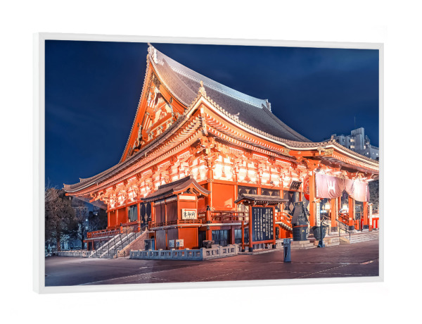 Poster mit weißem Rahmen "Asakusa-Heiligtum" artboxONE - Städte,Reise,Architektur,Reise / Asien,Städte / Tokio