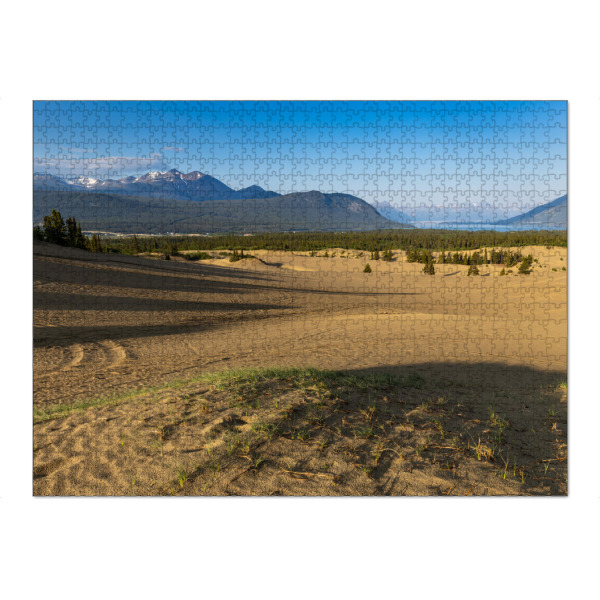 Puzzle Ravensburger "Wüste von Carcross" artboxONE - Natur - Wüste,Kanada,Carcross,Dünen,Sand,Landschaft,Natur,Yukon,Alaska highway - Bild wüste