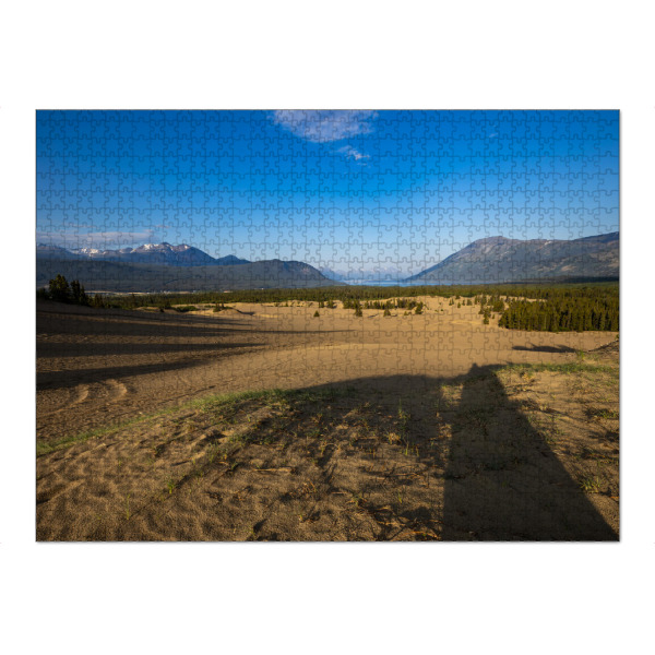 Puzzle Ravensburger "Die Wüste von Carcross" artboxONE - Natur - Wüste,Kanada,Carcross,Dünen,Sand,Landschaft,Natur,Yukon,Alaska highway - Bild wüste