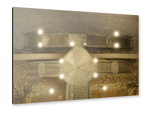 Alu-Dibond "Hamburger Wall-Brigde" 30x20 cm artboxONE