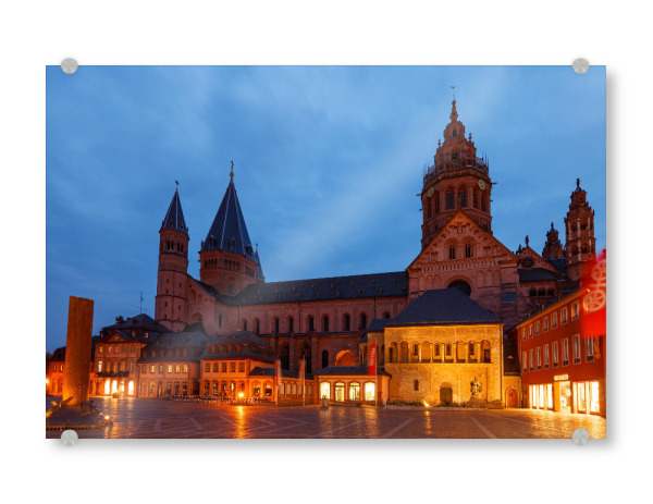 Acrylglasbild "Mainzer Dom in Rheinland Pfalz" artboxONE - Architektur