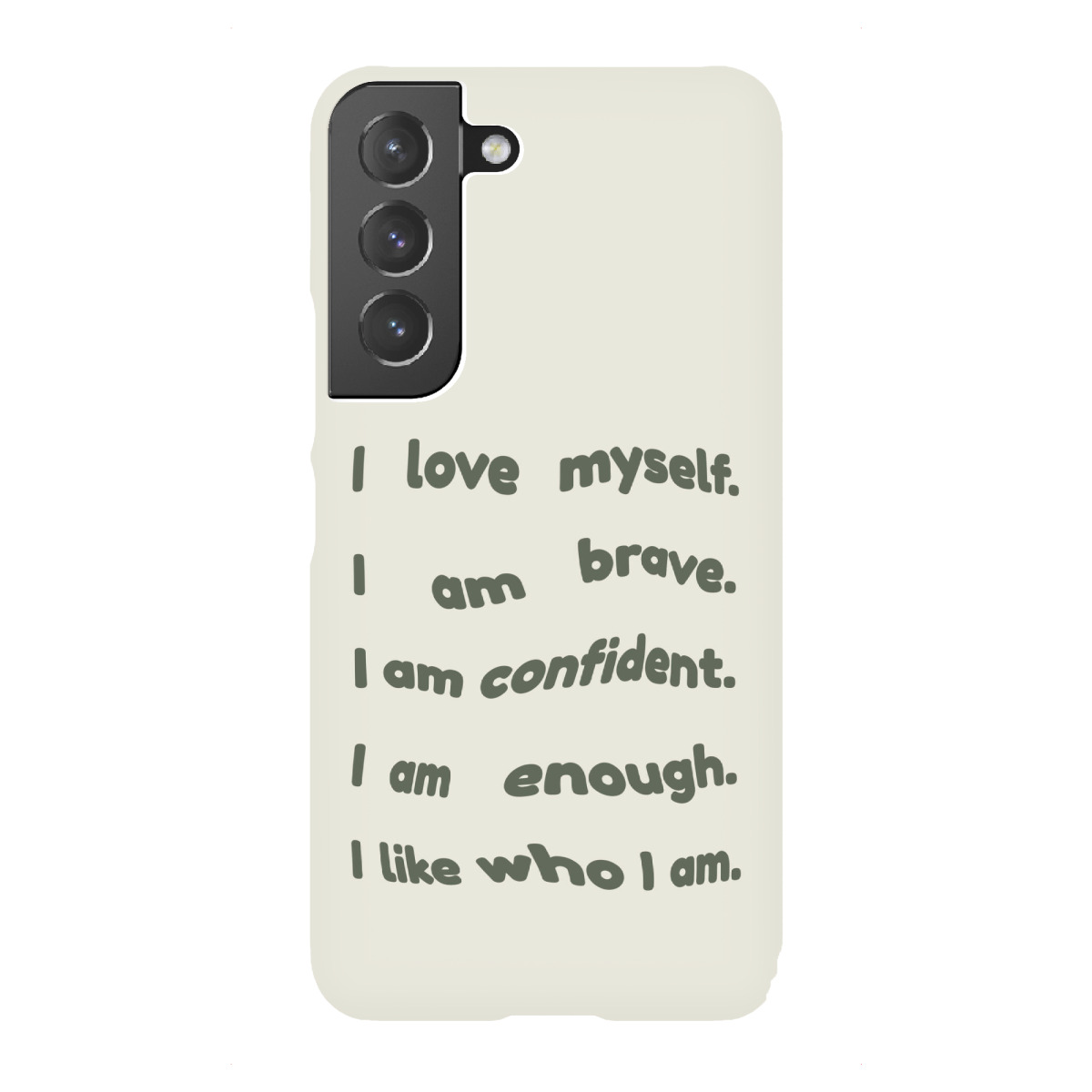 Samsung Galaxy "Who I am" Premium-Case Handyhülle artboxONE