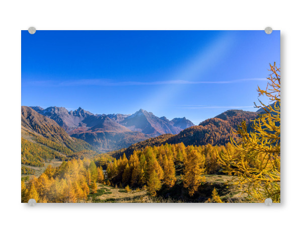 Acrylglasbild "Herbsttag in der Schweiz" artboxONE - Natur,Reise,Reise / Länder