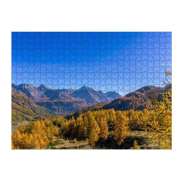 Puzzle Ravensburger "Herbsttag in der Schweiz" artboxONE - Natur,Reise,Reise / Länder