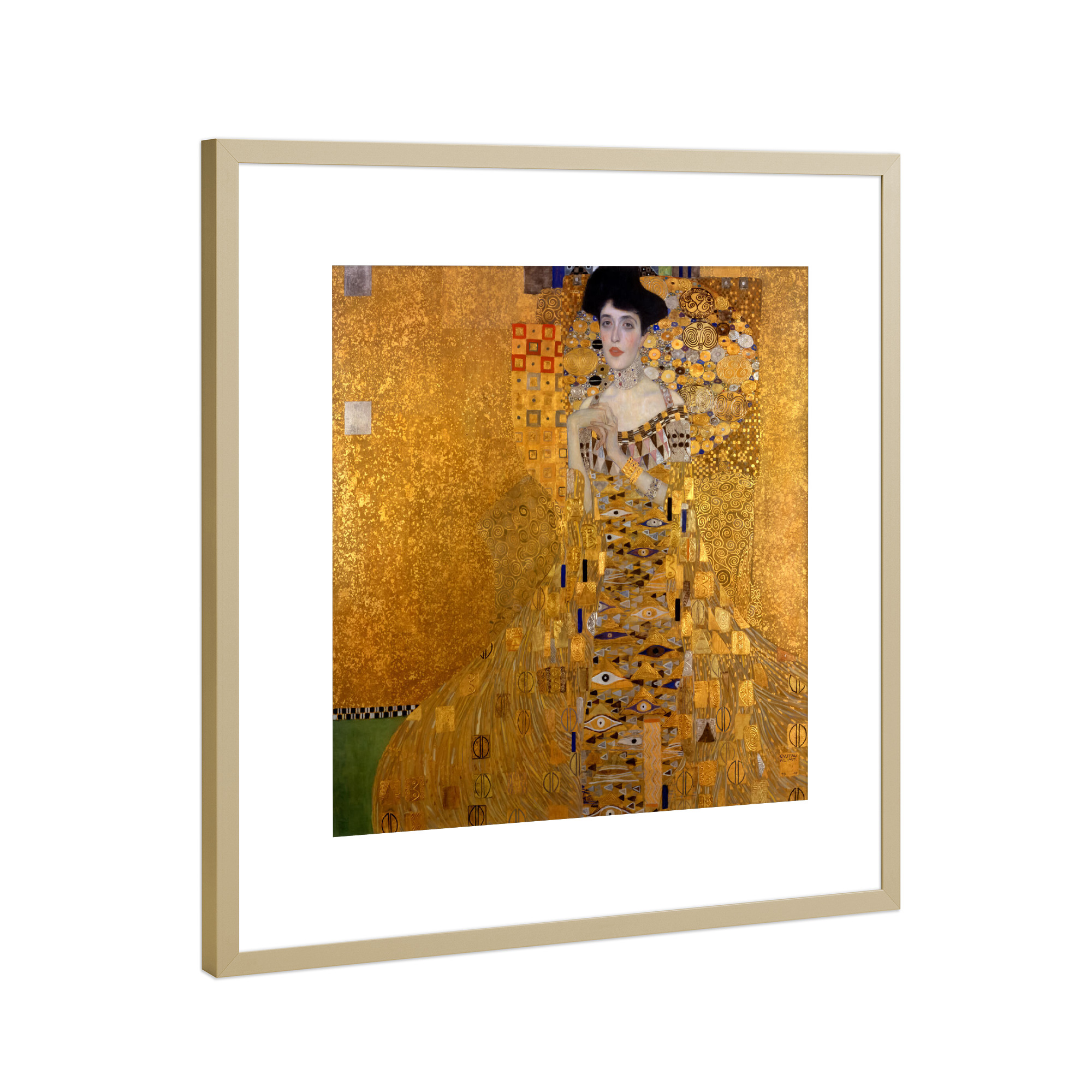 Poster mit Rahmen Gold "Porträt von Adele Bloch-Bauer" artboxONE - Menschen,Fashion