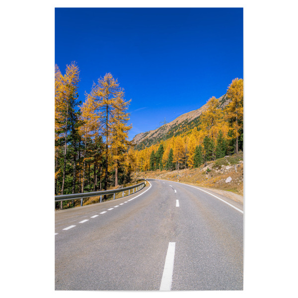 Poster "Herbststrasse" artboxONE - Natur,Reise,Reise / Länder