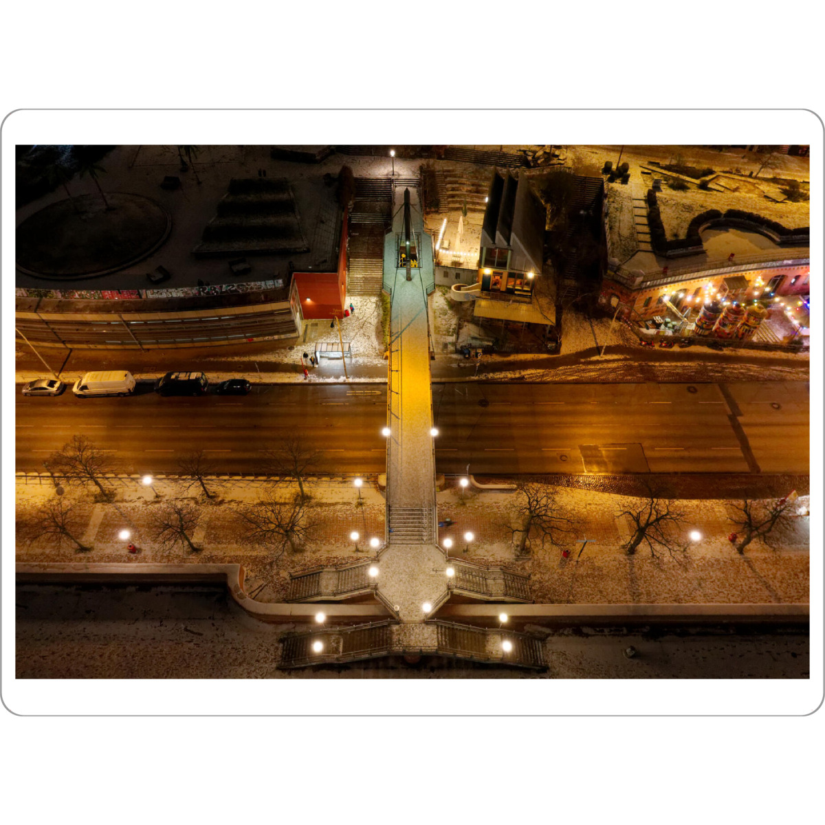 Tischset "Hamburg Hafenstraße-Brücke" artboxONE - Städte,Städte / Hamburg,Reise,Architektur,Reise / Länder