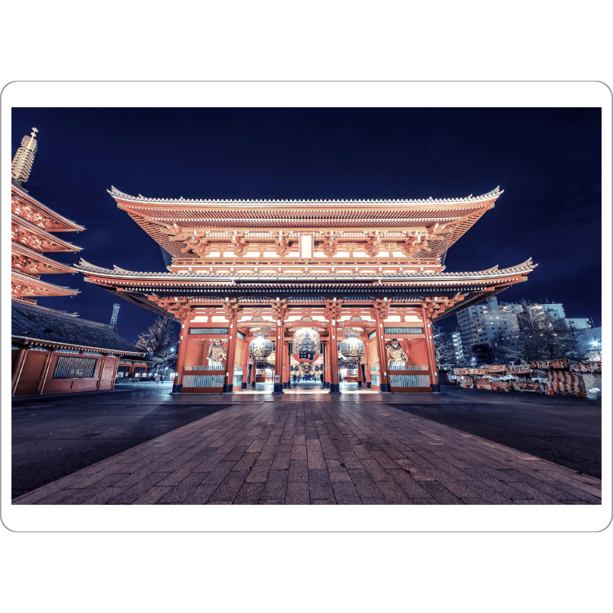 Tischset "Senso-Ji-Tempel" artboxONE - Städte,Reise,Architektur,Reise / Asien,Städte / Tokio
