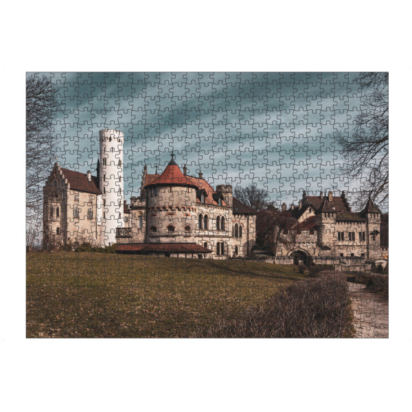 Puzzle Ravensburger "Das Liechtensteiner Schloss" artboxONE - Architektur
