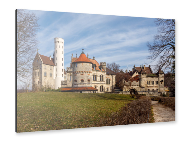 Alu-Dibond "Burg Lichtenstein bei Honau" 30x20 cm artboxONE