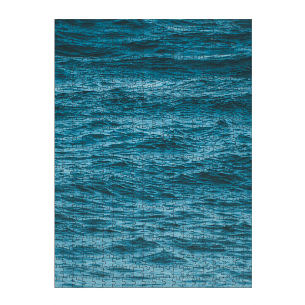 Puzzle Ravensburger "BEWEGUNG BLAU" artboxONE - Natur,Reise / Strand und Meer - Ozean,Wasser,Meer,Wellenbewegung,Blau - Bild ozean