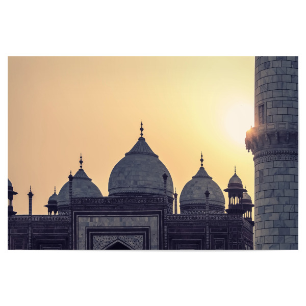 Poster 30x20 cm "Taj-Silhouette" artboxONE - Städte,Reise,Architektur,Reise / Asien,Reise / Länder