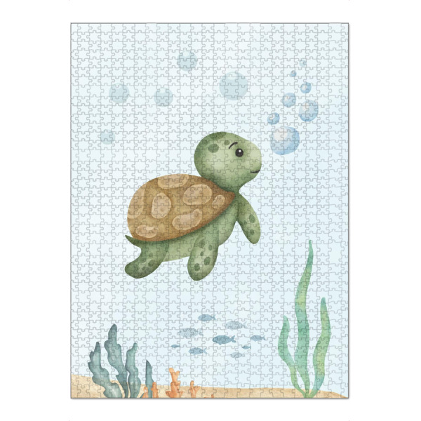 Puzzle Ravensburger "Schildkröte im Meer" artboxONE - Für Kinder,Tiere,Fiktion