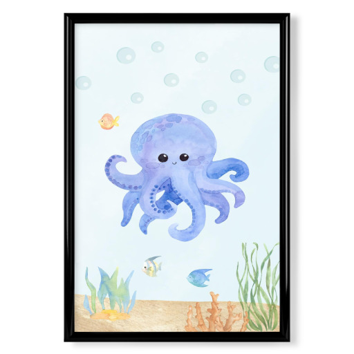 Octopus in the ocean