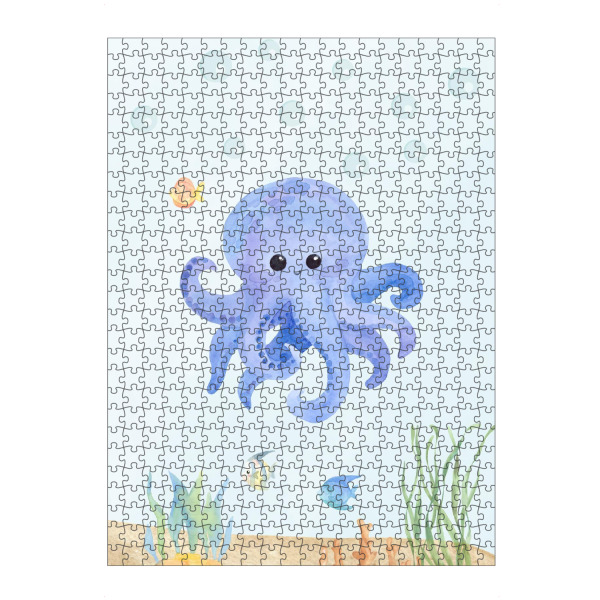 artboxONE Puzzle "Oktopus im Ozean" artboxONE - Für Kinder,Tiere,Fiktion